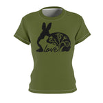 MOTHER BUNNY T-SHIRT (Military Green / Black)
