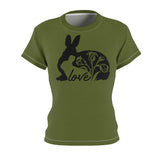 MOTHER BUNNY T-SHIRT (Military Green / Black)