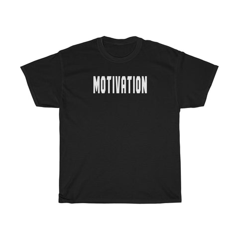 MOTIVATION T-SHIRT (White Print)