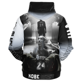 Back of Custom Designed Black Mamba Hoodie