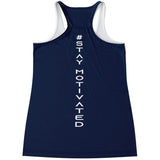 WOMEN'S YOUR HEALTH IS YOUR WEALTH TANK TOP (Navy)