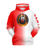 C4 PULLOVER HOODIE (RED & WHITE)