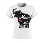 MOM & ME ELEPHANT T-SHIRT (White / Black)