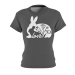 MOTHER BUNNY T-SHIRT (Dark Gray / White)