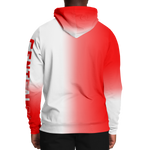 C4 PULLOVER HOODIE (RED & WHITE)