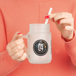 C4 FROSTED MASON JAR