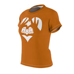 MY MOM MY HEART T-SHIRT (Burnt Orange / White)