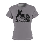 MOTHER DAUGHTER BUNNY T-SHIRT (Gray / Black)