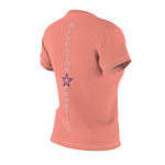 MY MOM MY HEART T-SHIRT (Salmon / White)