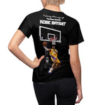 WOMEN'S MAMBA MENTALITY T-Shirt - LARGE BACK DESIGN (Black)