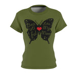 BEAUTIFUL LIKE MY MOM T-SHIRT (Military Green / Black)