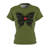 BEAUTIFUL LIKE MY MOM T-SHIRT (Military Green / Black)