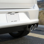 C4 LICENSE PLATE FRAME (WHITE)