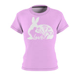 MOTHER BUNNY T-SHIRT (Soft Pink / White)