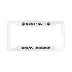 C4 LICENSE PLATE FRAME (WHITE)
