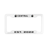 C4 LICENSE PLATE FRAME (WHITE)