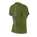 MY MOM MY HEART T-SHIRT (Military Green / White)