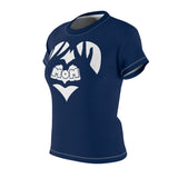 MY MOM MY HEART T-SHIRT (Navy Blue / White)