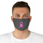 PINK RIBBON FACE MASK (Gray)