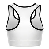 DALLAS TEXAS SPORTS BRA (White)