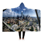 DOWNTOWN DALLAS HOODED BLANKET