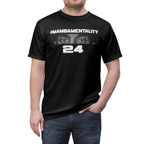 MAMBA MENTALITY T-SHIRT - LARGE BACK DESIGN (Black)