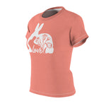 MOTHER BUNNY T-SHIRT (Salmon / White)