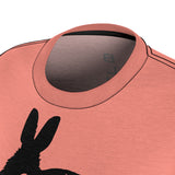 MOTHER BUNNY T-SHIRT (Salmon / Black)