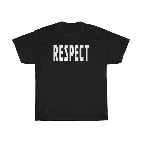 RESPECT T-SHIRT (White Print)