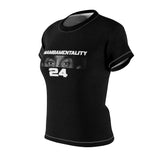 WOMEN'S MAMBA MENTALITY T-Shirt - LARGE BACK DESIGN (Black)