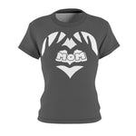 MY MOM MY HEART T-SHIRT (Gary Gray / White)
