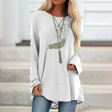 "Free As A Bird" Long Sleeve Loose Fit Sweater