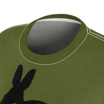 MOTHER BUNNY T-SHIRT (Military Green / Black)