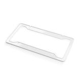 C4 LICENSE PLATE FRAME (WHITE)