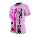 WE STAND STRONG TOGETHER T-SHIRT (Soft Pink / Black Print)