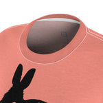 MOTHER BUNNY T-SHIRT (Salmon / Black)