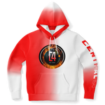 C4 PULLOVER HOODIE (RED & WHITE)