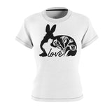 MOTHER DAUGHTER BUNNY T-SHIRT (White)