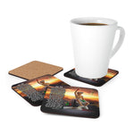 SAMMY - I WON CORKWOOD COASTER SET