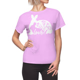 MOTHER BUNNY T-SHIRT (Soft Pink / White)