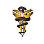 BLACK MAMBA LOGO W/ MAMBA (Gold / Purple)