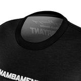 WOMEN'S MAMBA MENTALITY T-Shirt - LARGE BACK DESIGN (Black)