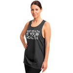 MEN'S YOUR HEALTH IS YOUR WEALTH TANK TOP (Gray)