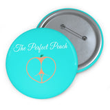 THE PERFECT PEACH BUTTON (Turquoise)