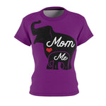 MOM & ME ELEPHANT T-SHIRT (Purple / Black)