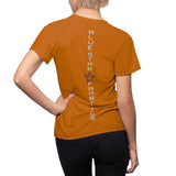 BEAUTIFUL LIKE MY MOM T-SHIRT (Burnt Orange / White)