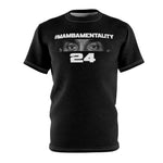 MAMBA MENTALITY T-SHIRT - LARGE BACK DESIGN (Black)