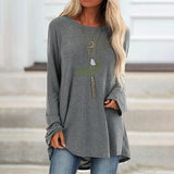 "Free As A Bird" Long Sleeve Loose Fit Sweater