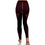 HEXAGON CAMO LEGGINGS (Red)