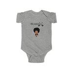 CUSTOM ONESIE FOR HENDRIX (Black Print)